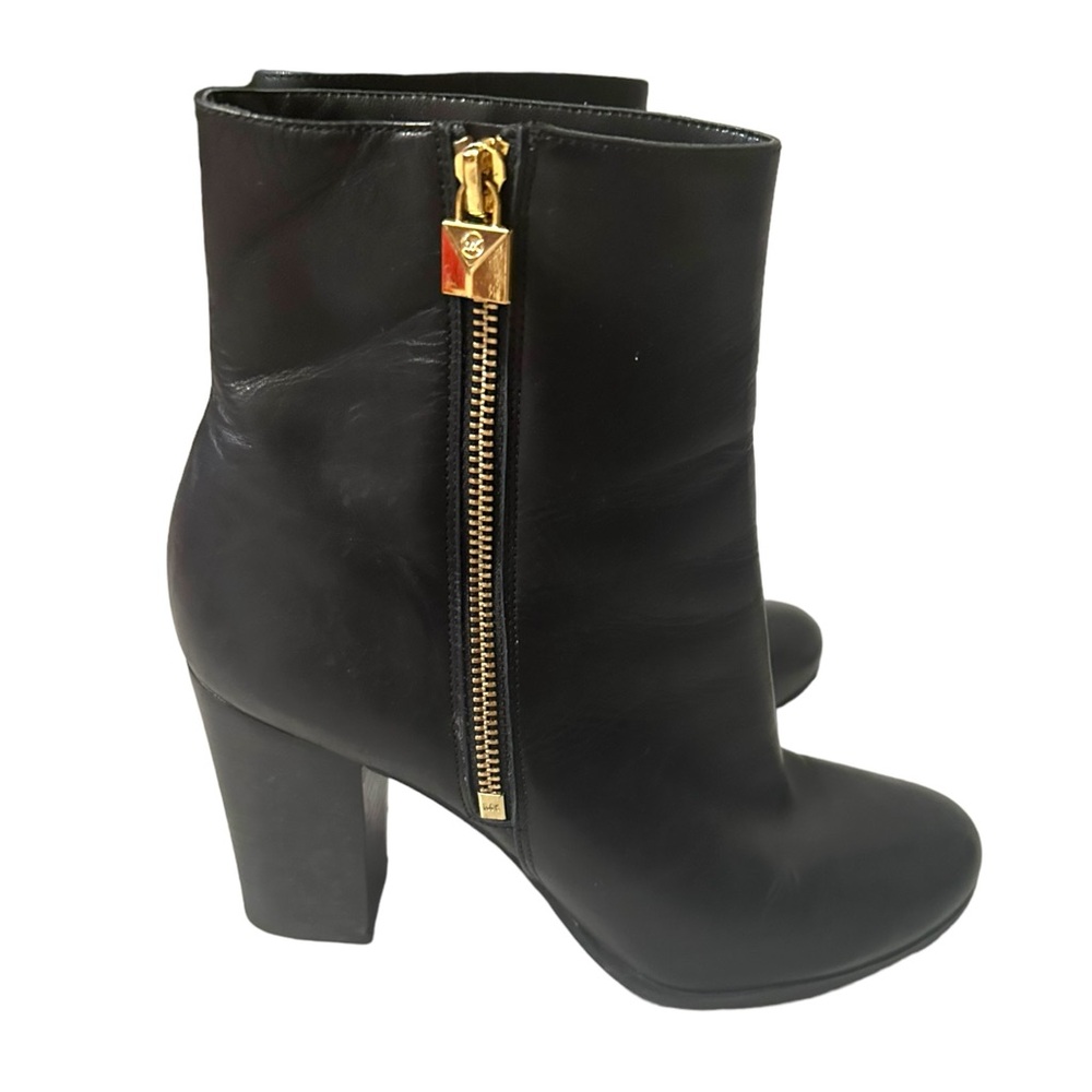 Micheal Kors Frenchie Boot with Gold Lock Hardware